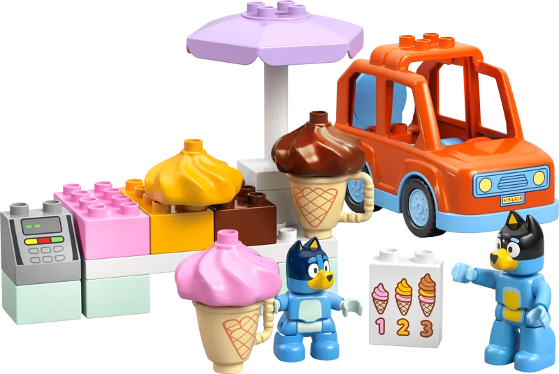 Lego Duplo Ice Cream Trip with Bluey